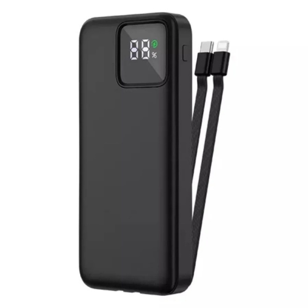Доп.АКБ WIWU LED Display 10000 mAh Black